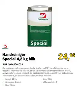 Toolspecial Dreumex Handreiniger Special aanbieding