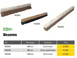 Toolspecial Moby Bezems aanbieding