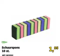 Toolspecial Moby schuurspons aanbieding