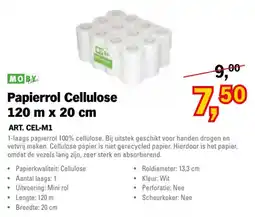 Toolspecial Moby Papierrol Cellulose aanbieding