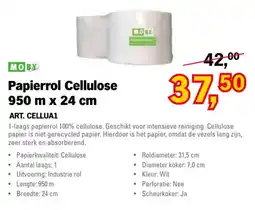 Toolspecial Moby Papierrrol Cellulose aanbieding
