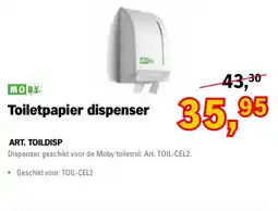 Toolspecial Moby toilet papier dispenser aanbieding