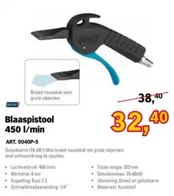 Toolspecial Hazet Blaaspistool 450 l/min aanbieding