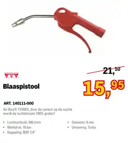 Toolspecial JWL Blaaspistool aanbieding