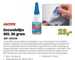 Toolspecial Loctite Secondelijm 401 aanbieding