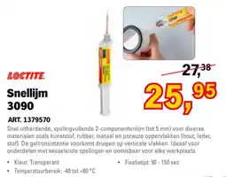 Toolspecial Loctite Snellijm 3090 aanbieding