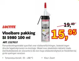 Toolspecial Loctite vloeibare pakking SI 5980 100 ml aanbieding