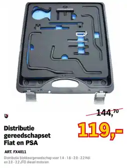 Toolspecial Fiat en PSA Distributie gereedschapset aanbieding
