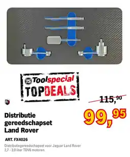 Toolspecial Toolspecial distributiegereedschapset land rover aanbieding