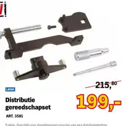 Toolspecial Laser distributie gereedschapset aanbieding