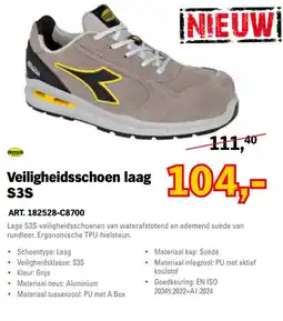 Toolspecial Utilita Veiligheidsschoen laag S3S aanbieding