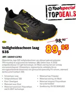 Toolspecial Utility Veiligheidsschoen laag S3S aanbieding