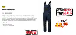 Toolspecial Utility Werktuinbroek aanbieding