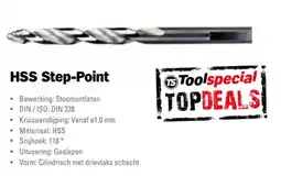 Toolspecial Phantom HSS Step-Point Spiraalboor aanbieding