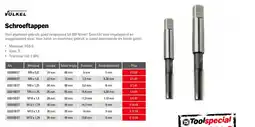Toolspecial VOLKEL Schroeftappen aanbieding