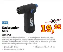 Toolspecial Laser gasbrander mini aanbieding