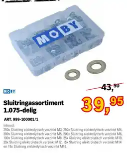 Toolspecial Moby Sluitringassortiment 1.075-delig aanbieding
