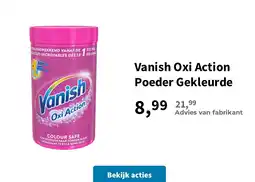 Plein.nl Vanish Oxi Action Poeder Gekleurde aanbieding
