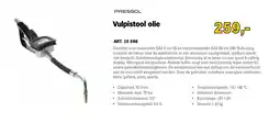 Toolspecial Pressol Vulpistool olie aanbieding