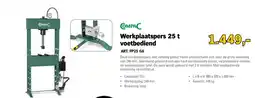 Toolspecial Compac Werkplaatspers 25 t voetbediend aanbieding