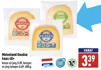 ALDI Molenland Goudse kaas 48+ aanbieding