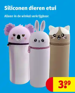 Kruidvat Siliconen dieren etui aanbieding