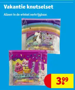 Kruidvat Vakantie knutselset aanbieding