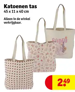 Kruidvat Katoenen tas aanbieding