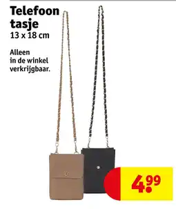 Kruidvat Telefoon tasje aanbieding