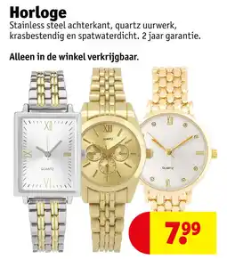 Kruidvat Horloge aanbieding