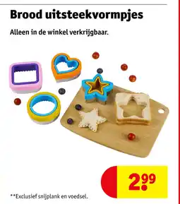 Kruidvat Brood uitsteekvormpjes aanbieding