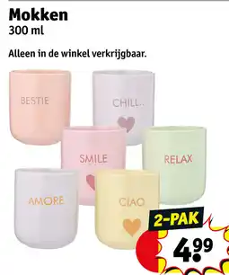 Kruidvat Mokken aanbieding