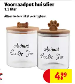 Kruidvat Voorraadpot huisdier aanbieding