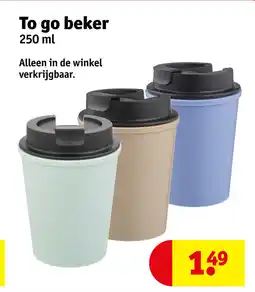 Kruidvat To go beker aanbieding