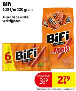 Kruidvat Bifi aanbieding