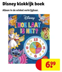 Kruidvat Disney klokkijk boek aanbieding