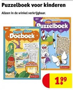 Kruidvat Puzzelboek voor kinderen aanbieding