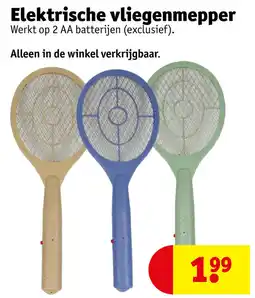 Kruidvat Elektrische vliegenmepper aanbieding
