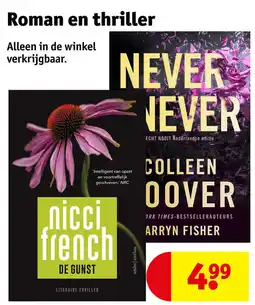 Kruidvat Roman en thriller aanbieding