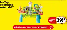 Kruidvat Eco toys elektrische watertafel aanbieding