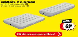 Kruidvat Luchtbed 1- of 2- persoons aanbieding