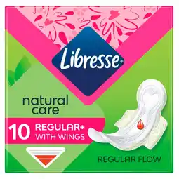 Kruidvat Libresse Natural Care Regular+ Ultra Normal Maandverband met Vleugels aanbieding