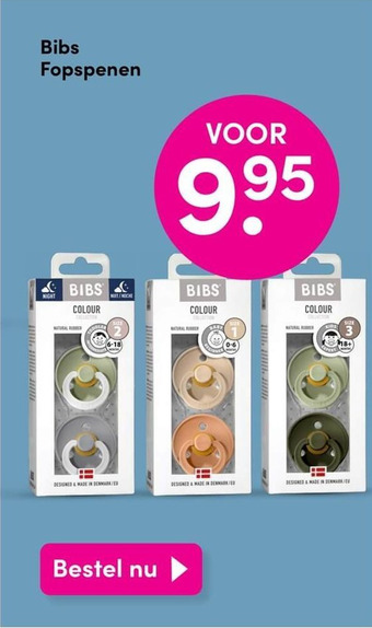 DA Bibs Fopspenen aanbieding