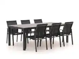 Kees Smit Forza Altea/Fidenza 220cm dining tuinset 7-delig stapelbaar aanbieding
