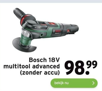 GAMMA Bosch 18V multitool advanced (zonder accu) aanbieding