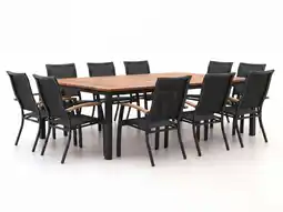 Kees Smit + 10% kassakorting | Bellagio Lugo/Linosa 240x160cm dining tuinset 11-delig stapelbaar aanbieding