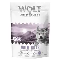 Zooplus Wolf of Wilderness Junior Wild Hills Eend - graanvrij - 100 g aanbieding