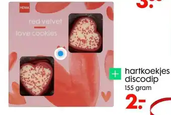 HEMA hartkoekjes discodip aanbieding