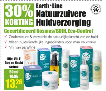 Gezond & Wel Earth Line Natuurzuivere Huidverzorging aanbieding