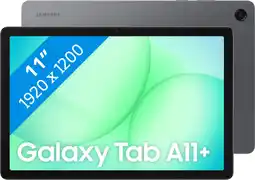 Coolblue Samsung Galaxy Tab A11 Plus 11 inch 128GB Wifi + 5G Grijs aanbieding